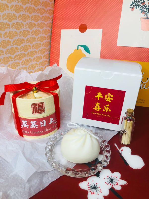 BIG FAN ART STUDIO STEAM BUN CANDLE SET