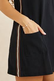 RHYTHM HANALEI MINI DRESS - BLACK