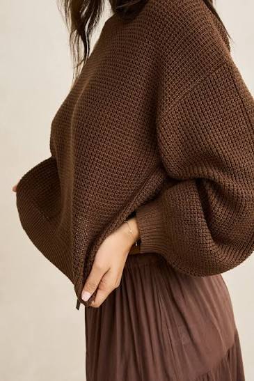 RHYTHM CLASSIC KNIT JUMPER - TAUPE