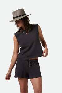 BRIXTON CAREFREE ORGANIC GD MUSCLE TANK - BLACK