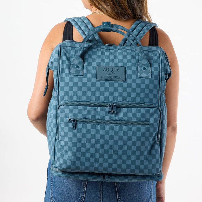 ALOHA COLLECTION LE BEBE / PETITE CHECK / SLATE