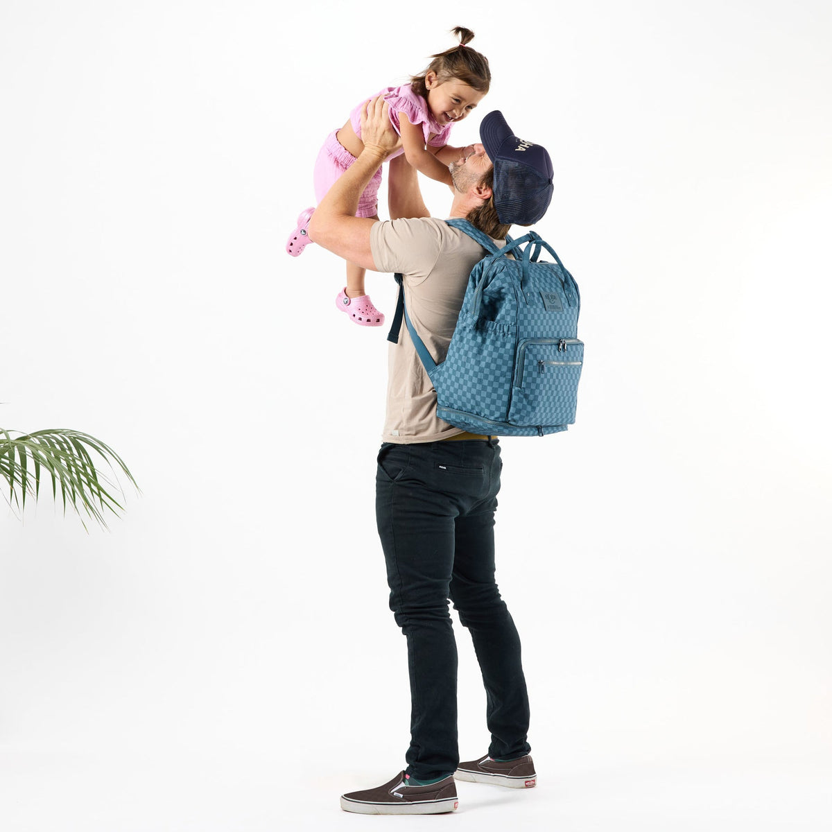 ALOHA COLLECTION LE BEBE / PETITE CHECK / SLATE
