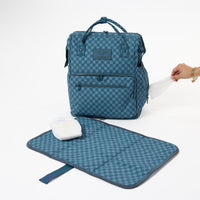 ALOHA COLLECTION LE BEBE / PETITE CHECK / SLATE