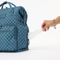 ALOHA COLLECTION LE BEBE / PETITE CHECK / SLATE