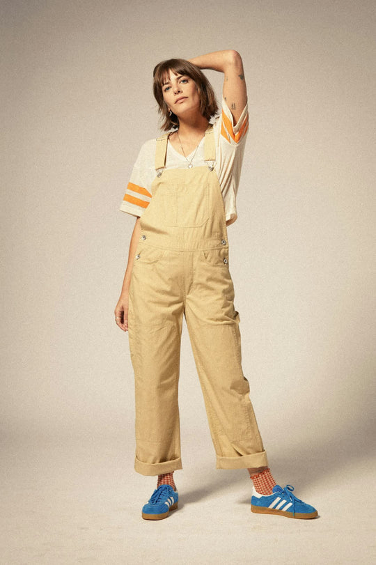 BRIXTON UTILITY OVERALL - PALE KHAKI