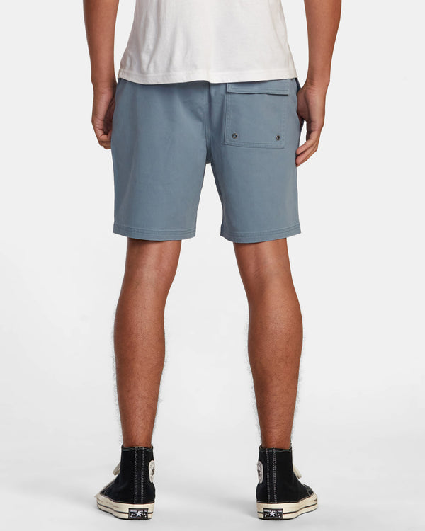RVCA ESCAPE ELASTIC WAIST WALKSHORTS 17"- BMK0