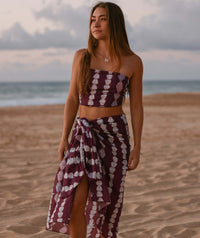 TAG ALOHA CO MINI PAREO ORGANIC COTTON - CROWN FLOWER