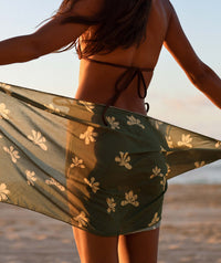TAG ALOHA CO MINI PAREO ORGANIC COTTON - NAUPAKA