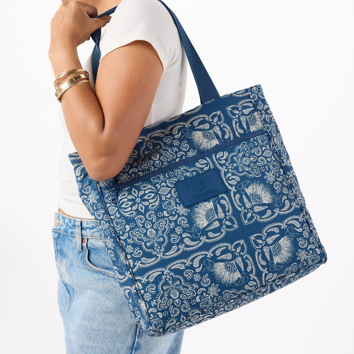 ALOHA COLLECTION DAILY TOTE / RODEO / DENIM