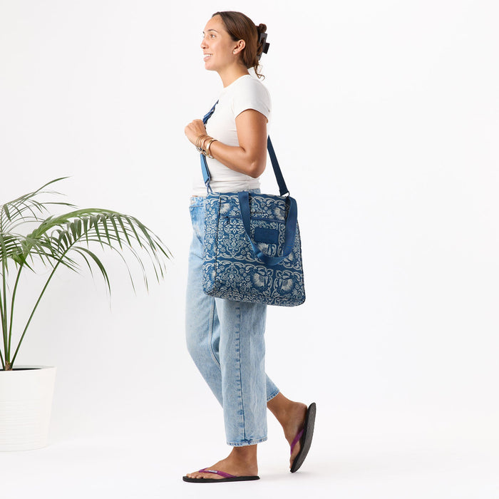 ALOHA COLLECTION DAILY TOTE / RODEO / DENIM