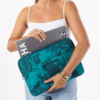 ALOHA COLLECTION LAPTOP CASE / HAUNANI / DARK TEAL