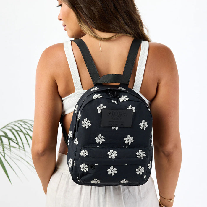 ALOHA COLLECTION MINI BACKPACK / TIARE DOTS BY COCO HO / SANDSTONE BLACK