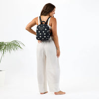 ALOHA COLLECTION MINI BACKPACK / TIARE DOTS BY COCO HO / SANDSTONE BLACK