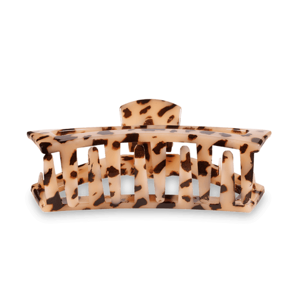 TELETIES OPEN LARGE HAIR CLIP - BLONDE TORTOISE