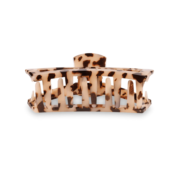 TELETIES OPEN SMALL HAIR CLIP - BLONDE TORTOISE