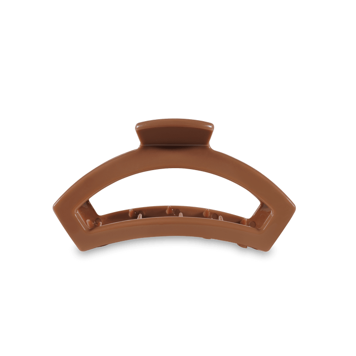 TELETIES OPEN TINY HAIR CLIP - CLASSIC CARAMEL