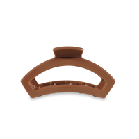 TELETIES OPEN TINY HAIR CLIP - CLASSIC CARAMEL