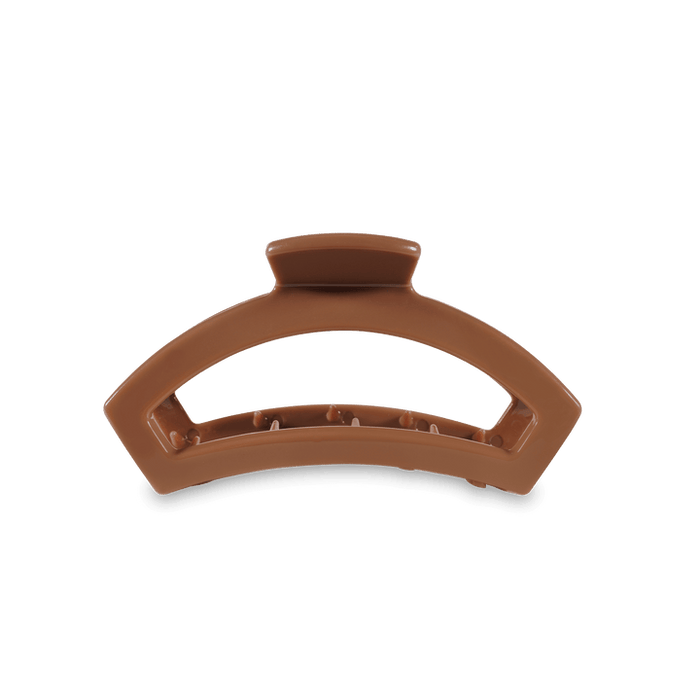 TELETIES OPEN TINY HAIR CLIP - CLASSIC CARAMEL