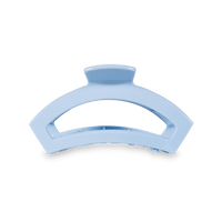 TELETIES OPEN MEDIUM HAIR CLIP - CLEAR SKIES