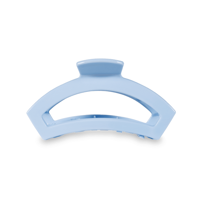 TELETIES OPEN MEDIUM HAIR CLIP - CLEAR SKIES