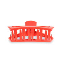 TELETIES OPEN MEDIUM HAIR CLIP - CORAL