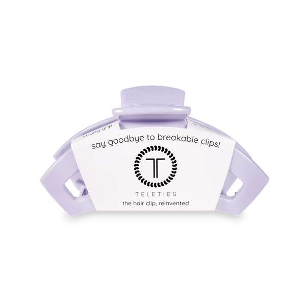 TELETIES OPEN MEDIUM HAIR CLIP - LILAC YOU