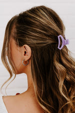 TELETIES OPEN TINY HAIR CLIP - LILAC YOU