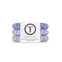 TELETIES HAIR TIE LARGE - ORCHID OASIS