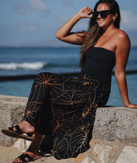 TAG ALOHA CO PAREO - KALO - GOLD