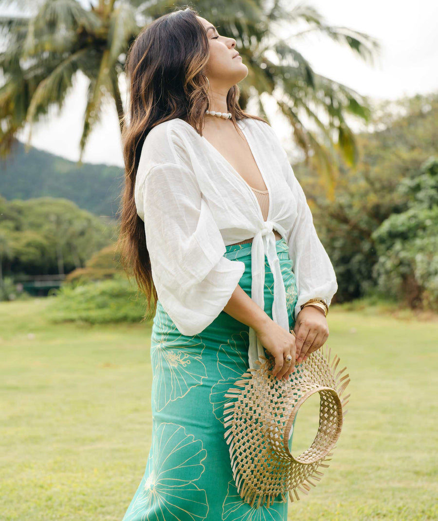 TAG ALOHA CO PAREO - KIMIE CATCH A TAN - EMERALD