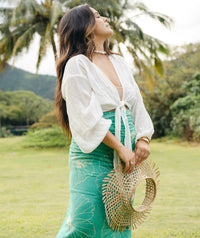 TAG ALOHA CO PAREO - KIMIE CATCH A TAN - EMERALD