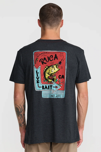 RVCA LIVE BAIT SHORT SLEEVE - BLK