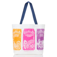 ALOHA COLLECTION REVERSIBLE TOTE / HAWAIIAN SUN SUMMERTIME / POG NAVY