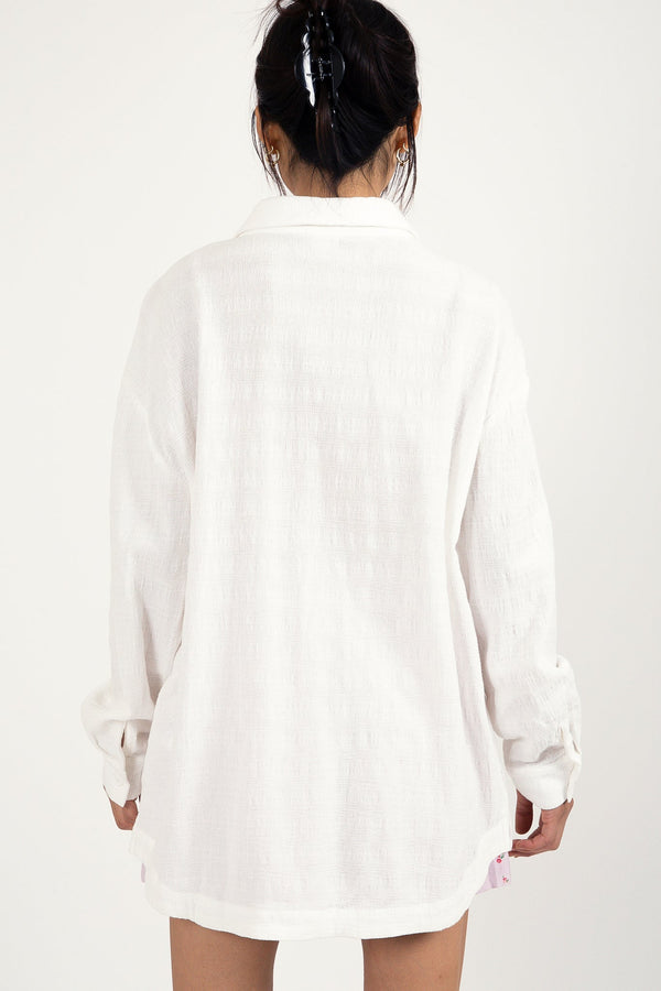 RHYTHM SHORE OVERSIZED SHIRT | WHITE