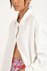 RHYTHM SHORE OVERSIZED SHIRT | WHITE