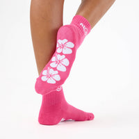 ALOHA COLLECTION SHORTIE SOCK / ALOHA HANA HOU / PINK
