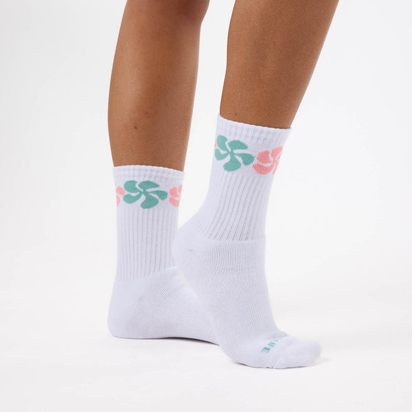 ALOHA COLLECTION ALOHA CREW SOCK / FUNKY PLUMERIA / DRY REEF