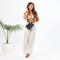 ALOHA COLLECTION SMALL / TIARE DOTS BY COCO HO / SANDSTONE BLACK