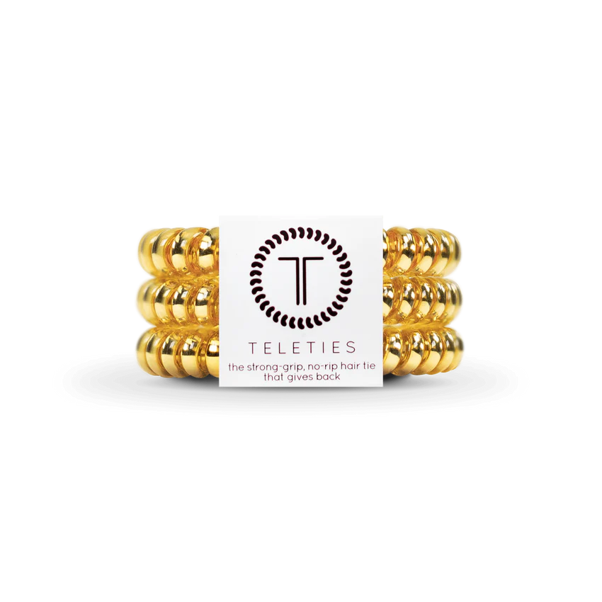 TELETIES HAIR TIE SMALL - SUNSET GOLD
