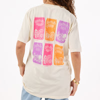 ALOHA COLLECTION TEE / HAWAIIAN SUN SUMMERTIME / NATURAL