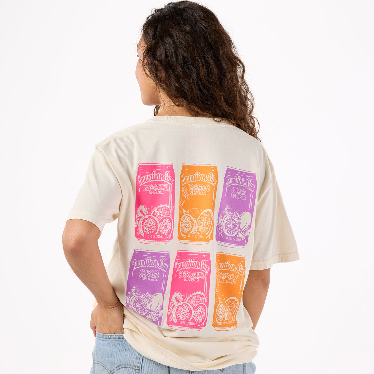ALOHA COLLECTION TEE / HAWAIIAN SUN SUMMERTIME / NATURAL