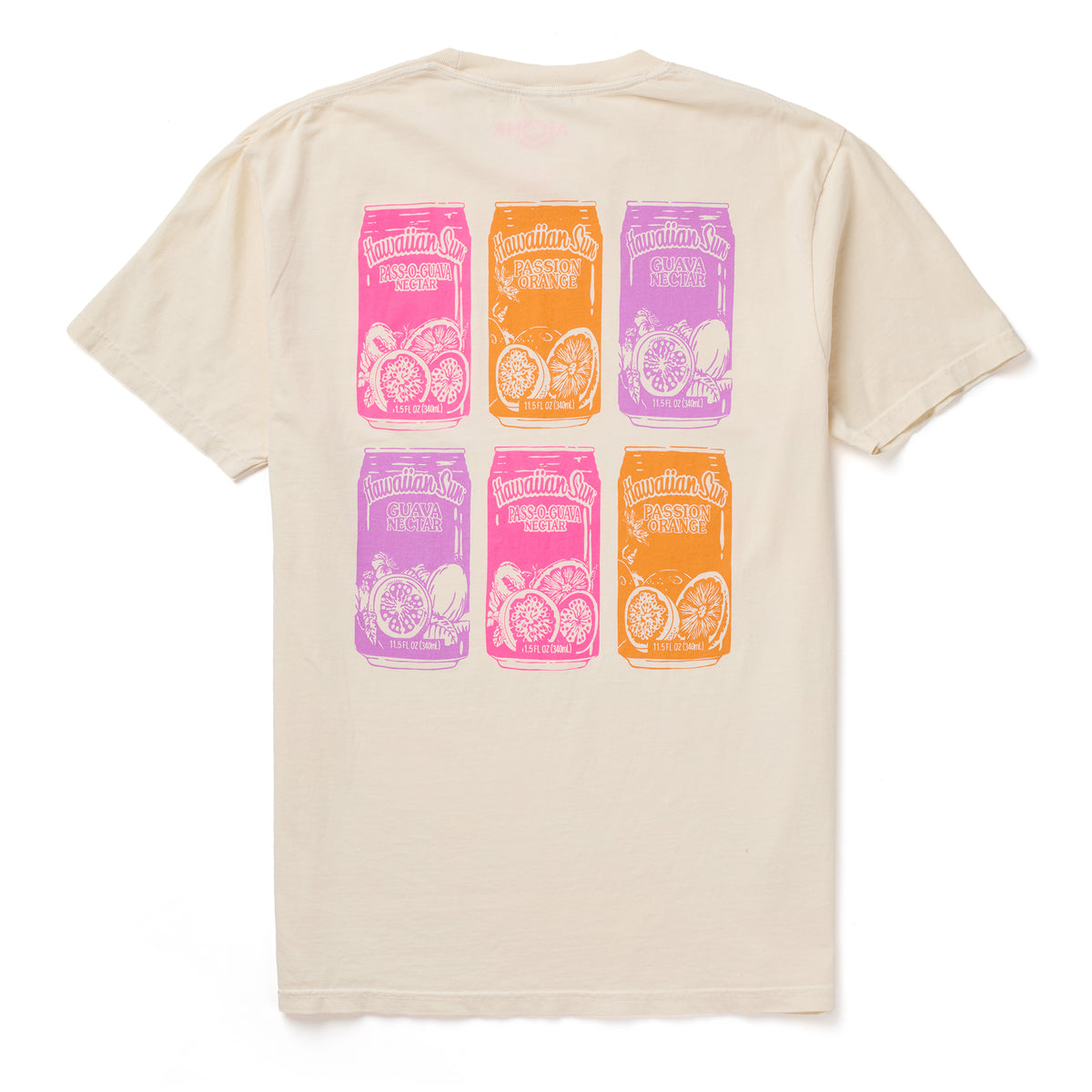 ALOHA COLLECTION TEE / HAWAIIAN SUN SUMMERTIME / NATURAL