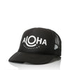 ALOHA COLLECTION TRUCKER HAT / BLACK