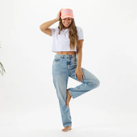 ALOHA COLLECTION TRUCKER HAT / CORAL