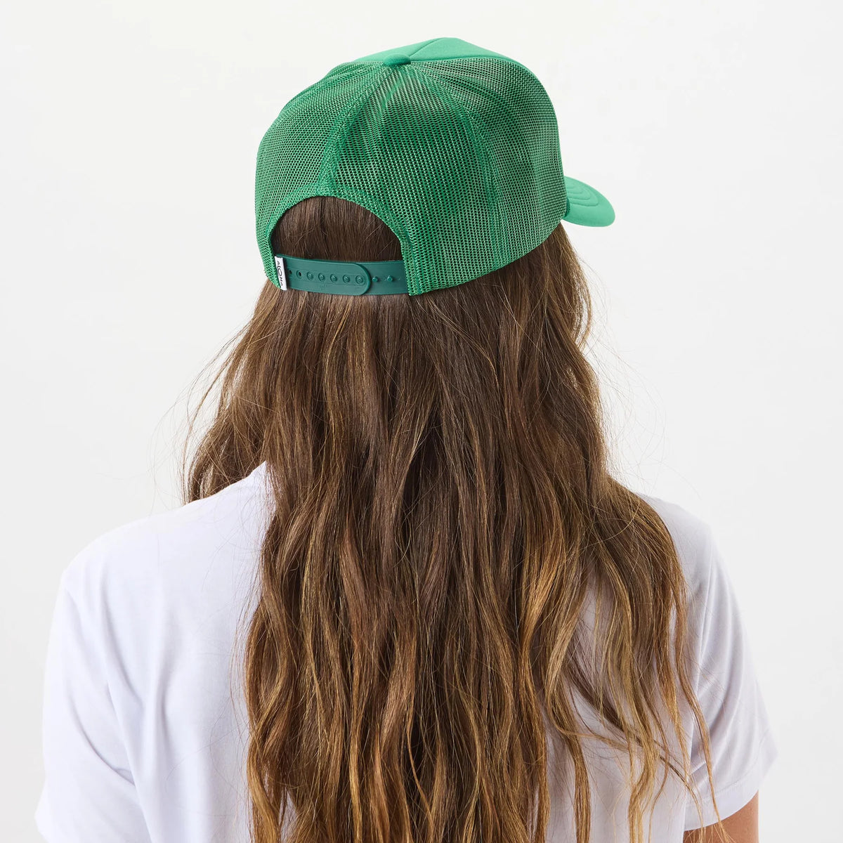 ALOHA COLLECTION TRUCKER HAT / MELIA / KELLY GREEN