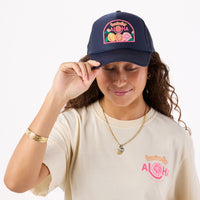 ALOHA COLLECTION TRUCKER HAT / HAWAIIAN SUN SUMMERTIME / NAVY