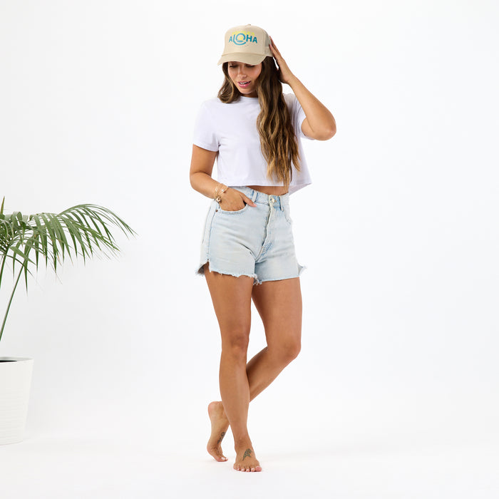 ALOHA COLLECTION TRUCKER HAT / HOKULEA / TIDE/SANDSTONE