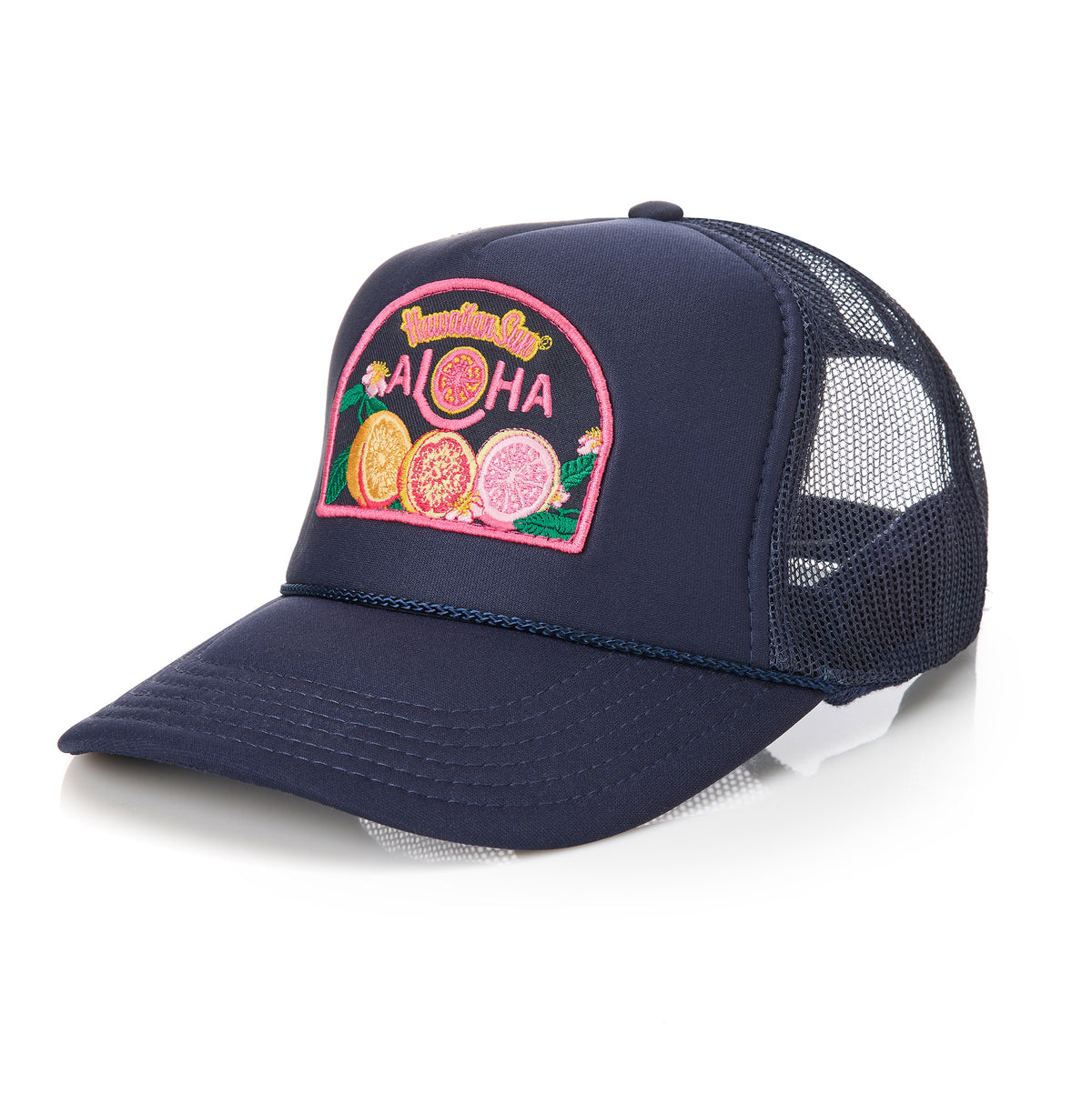 ALOHA COLLECTION TRUCKER HAT / HAWAIIAN SUN SUMMERTIME / NAVY