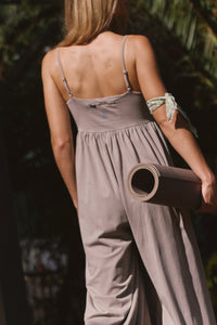 FREE PEOPLE MOVEMENT HOT SHOT STRAPPY ONESIE 2 - HICKORY 4582