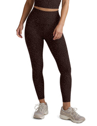 BEYOND YOGA SOFTMARK CAUGHT IN THE MIDI HIGH WAISTED LEGGING - COCOA PLUM LEOPARD PRINT 007G5- 0014